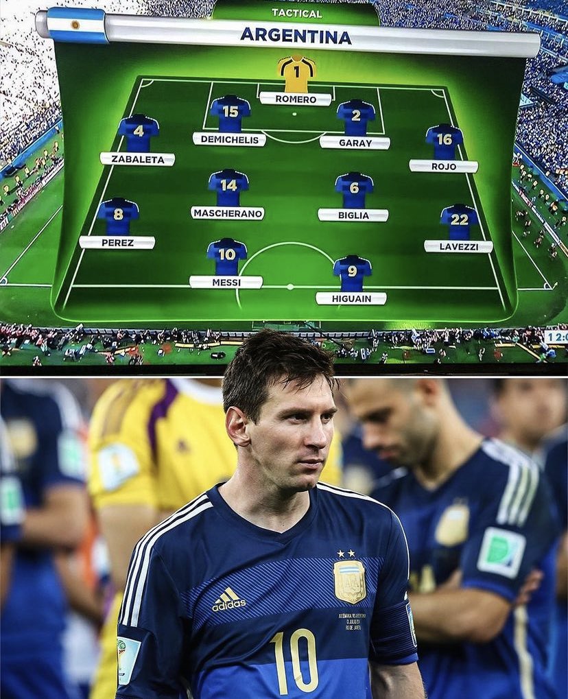 Messi fue capaz de llevar este equipo a la final de un Mundial. 😳