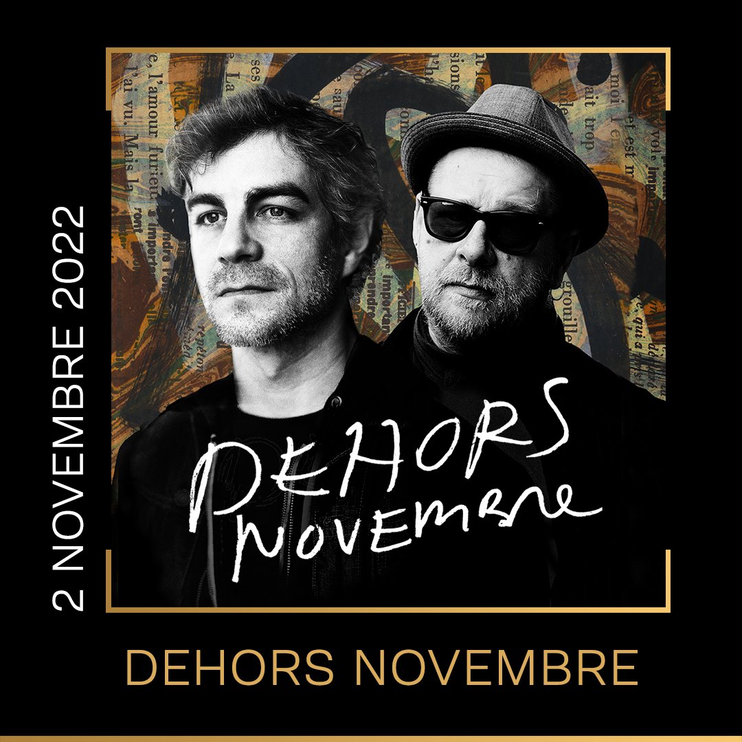 𝗦𝗽𝗲𝗰𝘁𝗮𝗰𝗹𝗲𝘀🎉
 
Le 2 novembre prochain, le comédien Hubert Proulx et le bassiste Vander vous transporteront au cœur de la création de l’album « Dehors novembre », dans le Studio-Cabaret!!🤩
 
👉 bit.ly/3iOzRDf