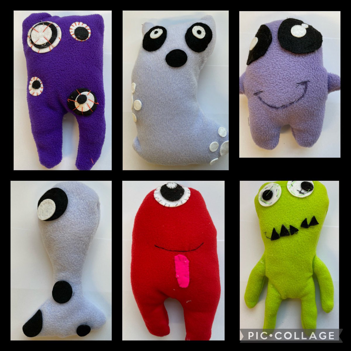 MrsWoodTextiles's tweet photo. First batch of Worry Monsters finished- today- Well Done 7X4 🙌👏🙌 @SummerhillSch  #summerhillsuccess https://t.co/MTGOREX2MU