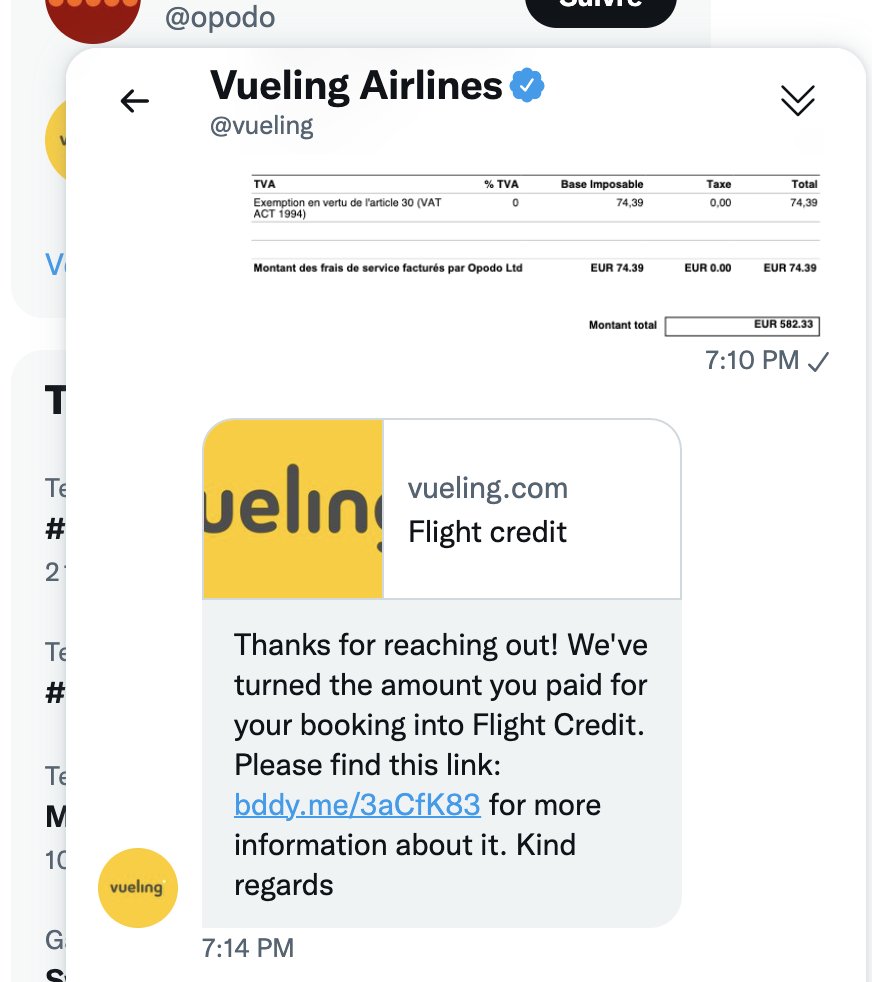 ZimmKev's tweet photo. @vueling Are you kidding me? After 18 months since the date you gave me flight credit you have to REFUND me and not give me some credit again. So thanks for your action!
https://t.co/nunaHvHc8d. https://t.co/G6lhWSe8fx