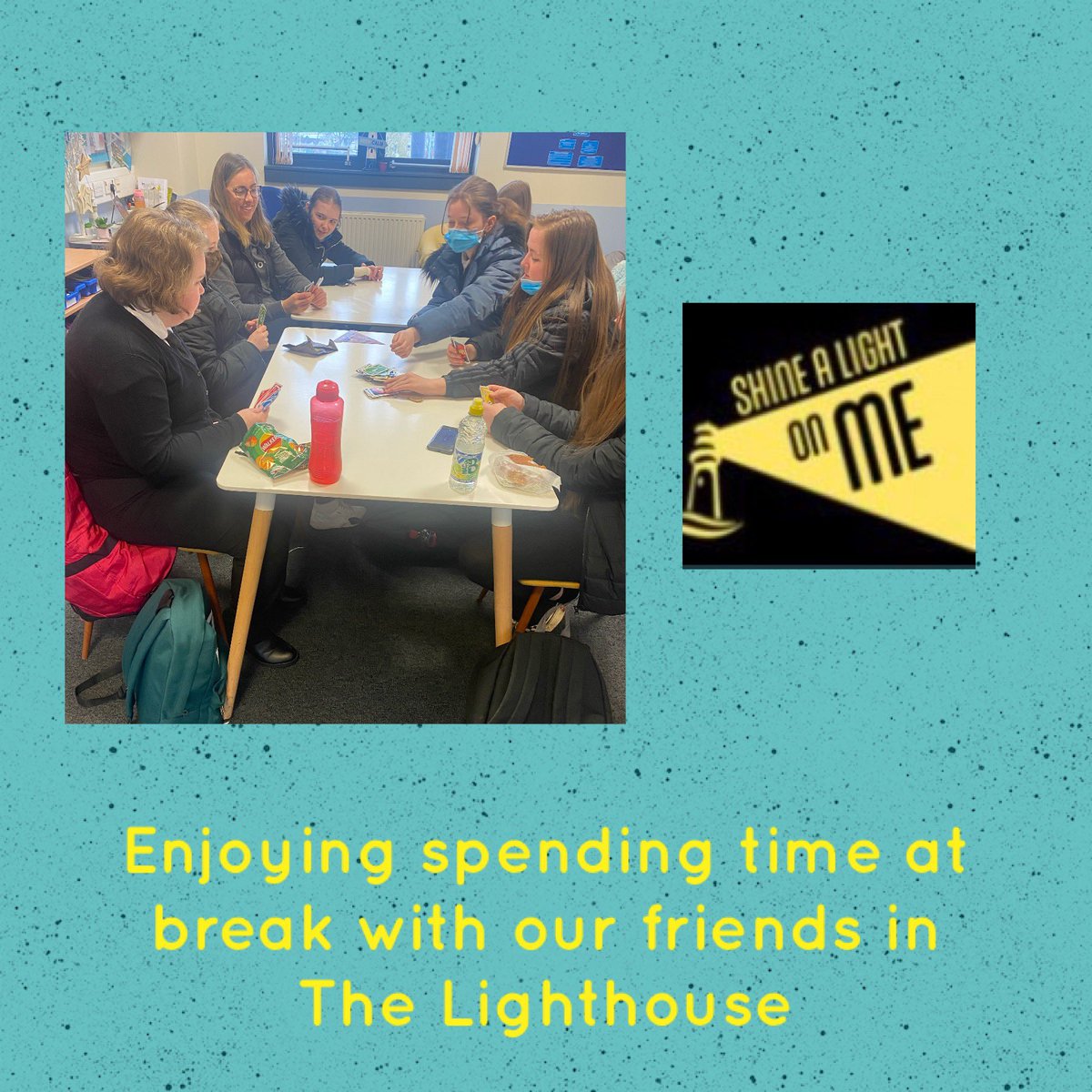 LighthouseGhs's tweet photo. The Lighthouse was a busy place at break today ๐คฉ A place to chat, enjoy those bacon rolls ๐ฅ & of course play our favourite game of Uno ๐ฆ๐จ๐ฅ๐ฉ - all in a quiet & nurturing space.
#Nurture #NurturePrinciples https://t.co/6iRf5nkZ7q
