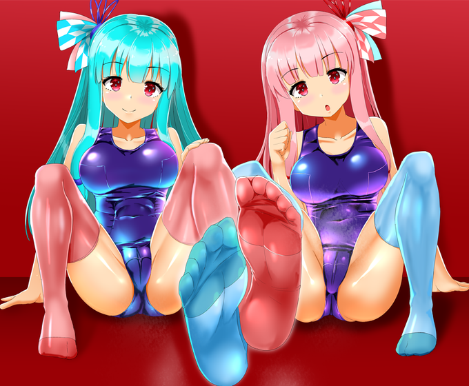 スクニソ足裏琴葉姉妹 