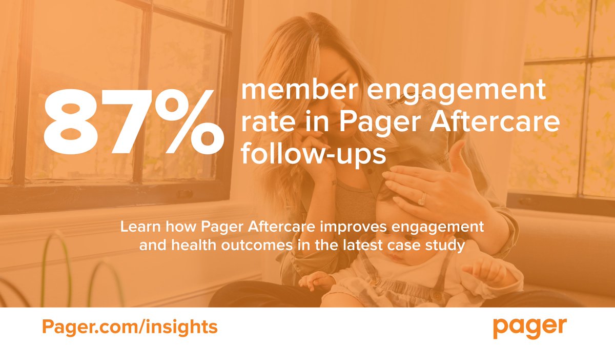 How can Aftercare follow-ups with members after #telemedicine visits improve outcomes, health education, and engagement? Learn more about Pager's approach in the case study. bit.ly/3x1Aw9a #virtualcare #memberengagement