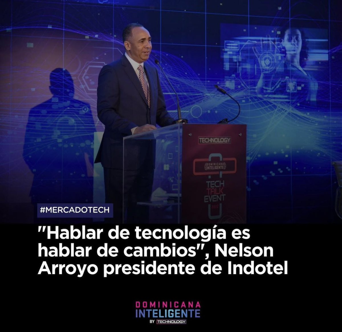 danianunezoom's tweet image. #MercadoTech inicio
con las palabras de Nelson Arroyo,(@nelsonarroyop), presidente de @indotelrd
quien destacó que la República Dominicana está en condiciones de competir en el mercado
global. La tecnología de última generación está
llegando al país.