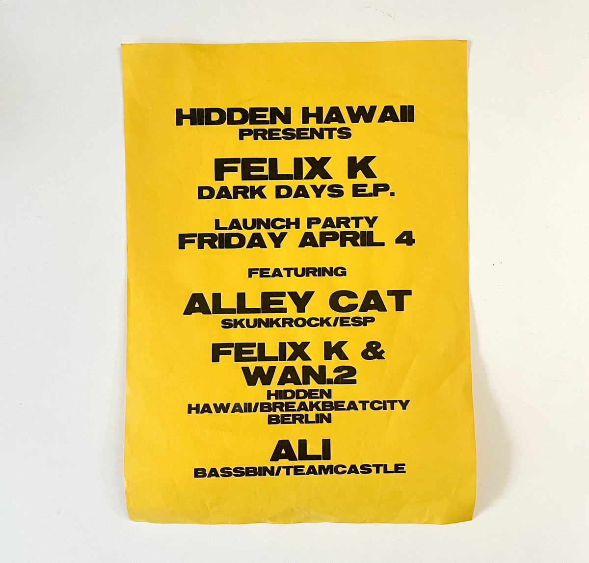 flxk1_'s tweet photo. What did you do 13 years ago? I went to London to celebrate the record release of my very first debut record, via Hidden Hawaii. Was a Great time at The Castle. I don’t know, but I can hardly remember that night… 
#London #TeamCastle #HiddenHawaii #FelixK #Wan.2 #AlleyCat #2009 https://t.co/UywsE1xV7R
