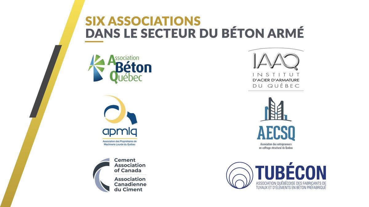 AcierArmatureQc's tweet photo. Les 29, 30 et 31 mars se tiendront les Journées de rayonnement de l’industrie du #béton armé au Québec organisées par six associations de ce secteur. https://t.co/HjCwRYZXp7