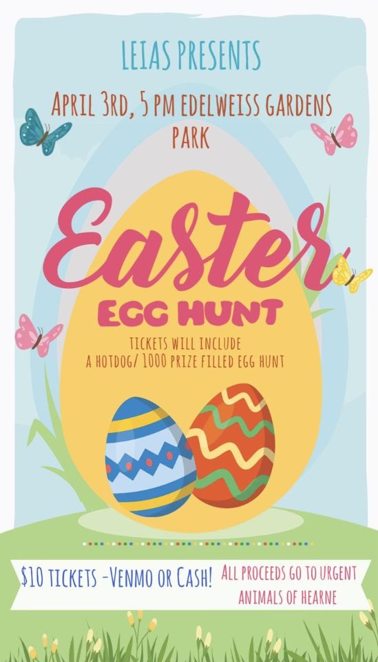 Don’t miss out on this Egg-cellent Egg hunt! 🐣. #LEIAS