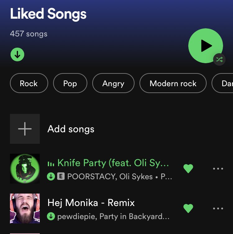 S_H_Roberts's tweet photo. The two extremes of my music taste https://t.co/ydAg6RhAwd