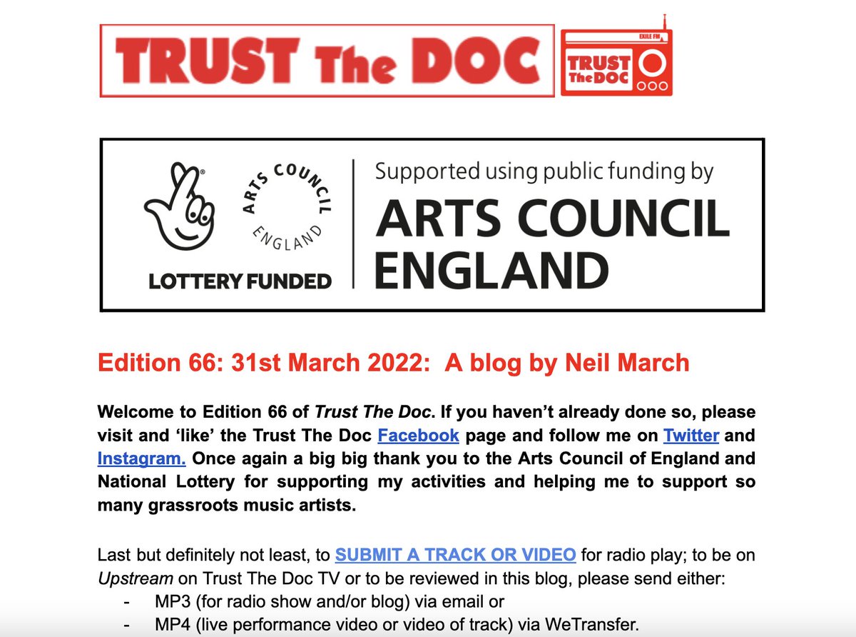TrustTheDocUK's tweet photo. Ed 66 #TrustTheDoc is published ft:
@qubhad @Freya_Lily @komakino1970 @SimeonWalker @svpagliuca #Syrel @ievadubova @maaikesiegerist #Grandbaby @emmajohnsonsax @JamesNumbere @jimenafama @frankiearcherm @MiliandBertie + lots more ....
@https://demerararecords.com/trust-the-doc https://t.co/YySDgTQPbk
