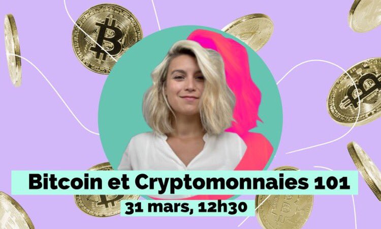 Intéressée par la crypto ? Tout ce qu’il faut savoir lors de notre prochain atelier ce jeudi à 12h30 avec <a href="/CarolineJurado/">Caroline Jurado</a> 💰 

Inscriptions : lnkd.in/gJCGN4DS