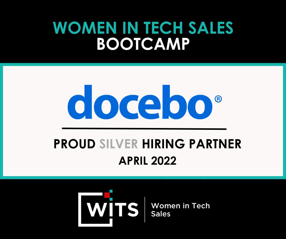 docebo's tweet photo. Guess who's a Hiring Partner for the #WomenInTechSales Virtual Bootcamp on April 4th? 👀

Us! And we can’t wait to meet all the boot campers in attendance 👩‍💻

Interested in learning about B2B SaaS sales and networking with us?

Join us there ⬇️ 
https://t.co/ongqcrdodf #hiring https://t.co/qN1umAUYXK