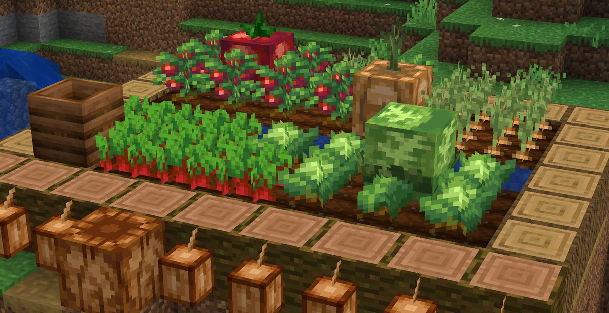 thecrispytwig's tweet photo. Since I obliterated my old account and there are a lot of new people here, here's the link and some images for Hefty Harvest!

- Has Farmer's Delight compatibility but FD is not required.
- Still WIP!

[[ FORGE 1.18.1 ]]
https://t.co/xUceiWSblZ

#minecraft #minecraftmod #gamedev https://t.co/fMkCMAqXfU