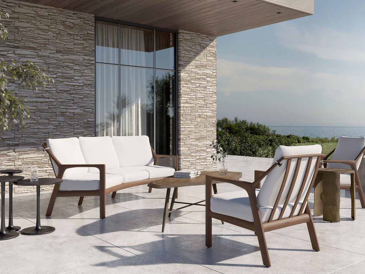 With breathtaking carved wood-look motif and plush seating, The Berkeley Cushioned Crescent Sofa easily elevates any setting.

Discover more: bit.ly/3wE6UPb