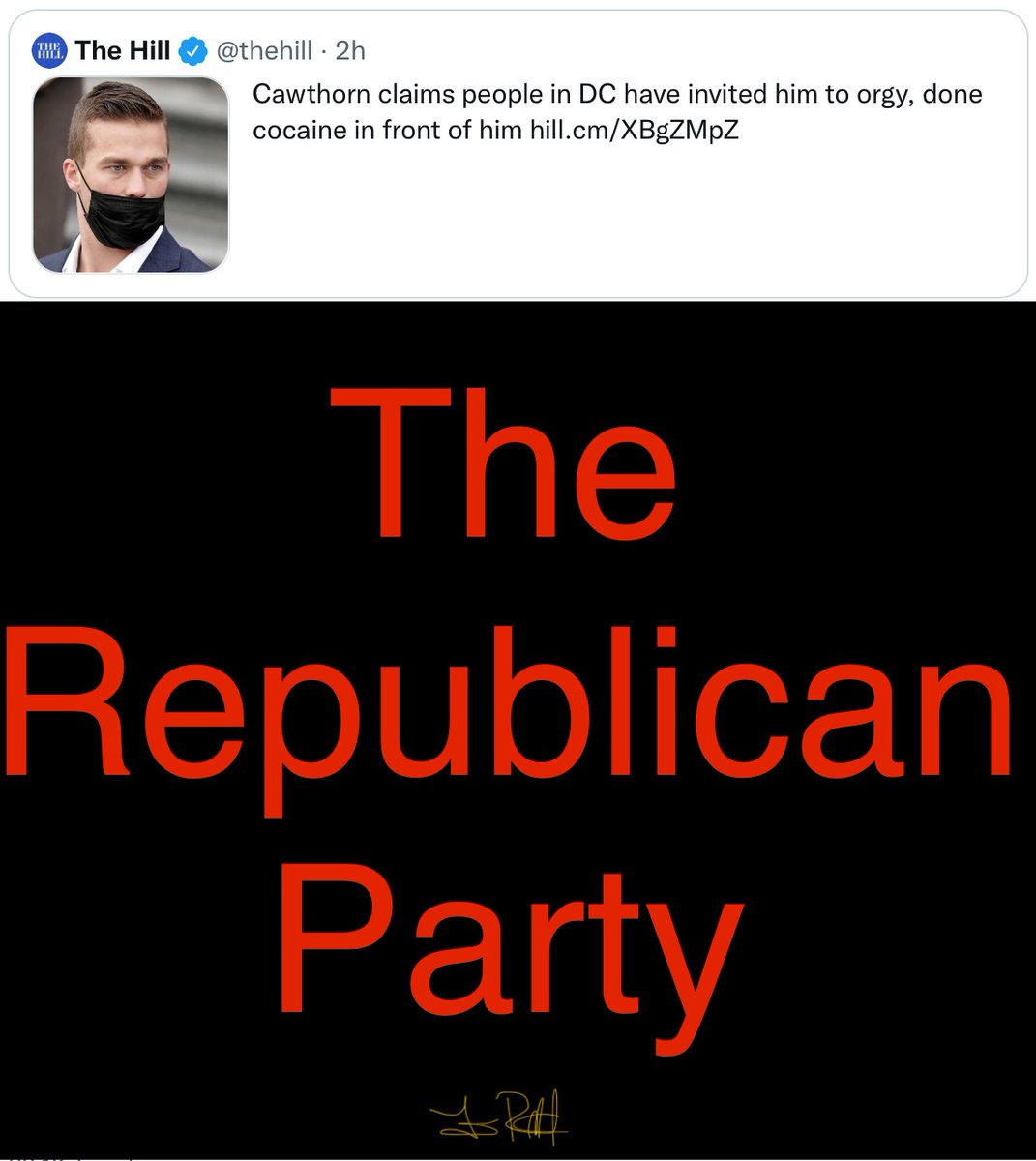 actor_tr's tweet image. #B__Please!!!!

Meanwhile the #Republicans (boys) #Gangland each other...🤡🤡🤡 @CawthornforNC @RepMattGaetz @GovRonDeSantis @GOPLeader @SenateGOP