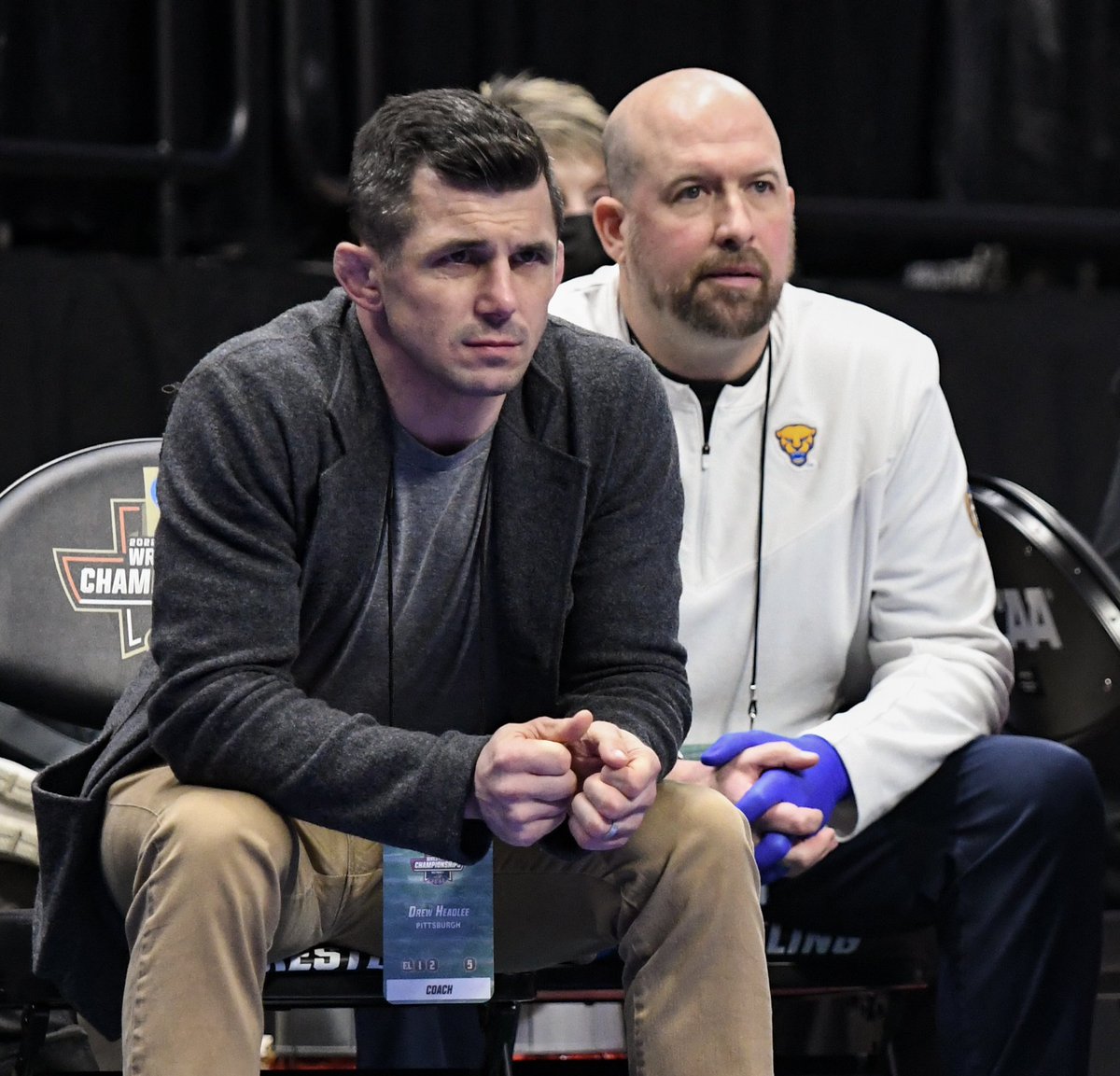 Pitt_WRES's tweet photo. It’s National Athletic Training Month, and we have the best in our corner.

Brian Bonnar is a Pittsburgh native who has been the athletic trainer for the Pitt wrestling program since 2003.

Thanks for everything you do, Brian!

#H2P https://t.co/Z637wXHiLS