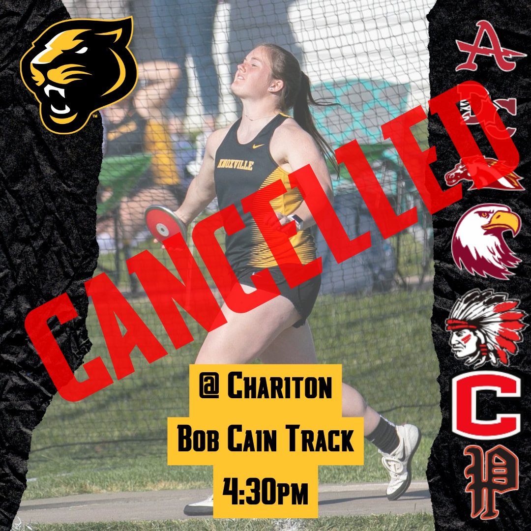 Mr_Splavec's tweet photo. Tonight's Girls and Boys Track meet at Chariton and Pella Christian have been CANCELLED due to cold temperatures. https://t.co/5xIyiWwHWS