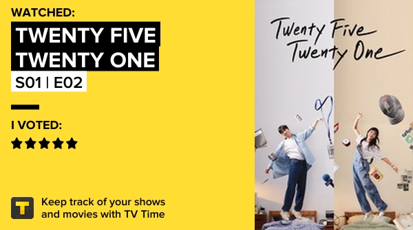 pluckyjeon's tweet photo. Fui de S01 | E02 de Twenty Five Twenty One  #twentyfivetwentyone  https://t.co/y4FWLnpZpt #tvtime https://t.co/Mw6TqvSwNg