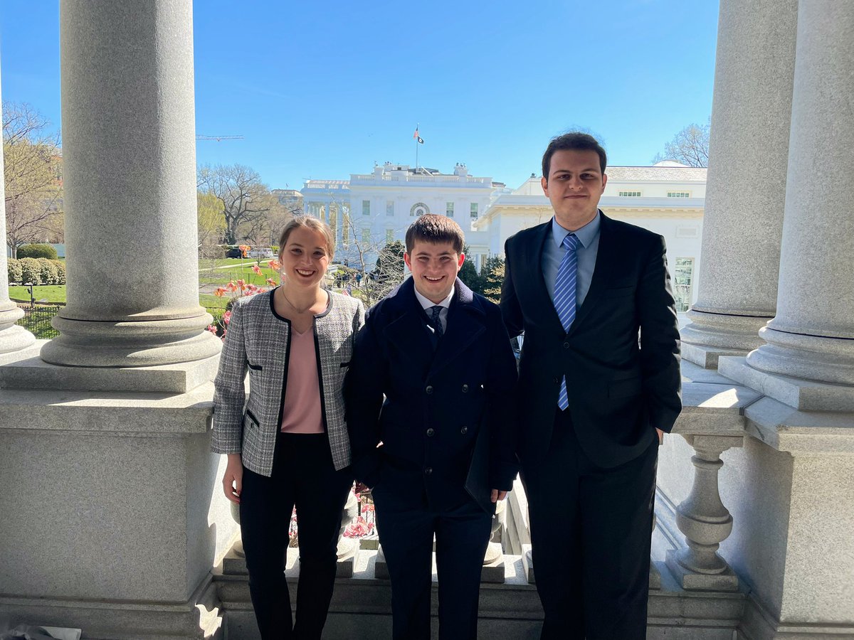 VotersTomorrow's tweet photo. Our team is continuing its advocacy by meeting with @HannahBristol46 at the @WhiteHouse to talk about the Gen Z Agenda. https://t.co/eywACEVkeH