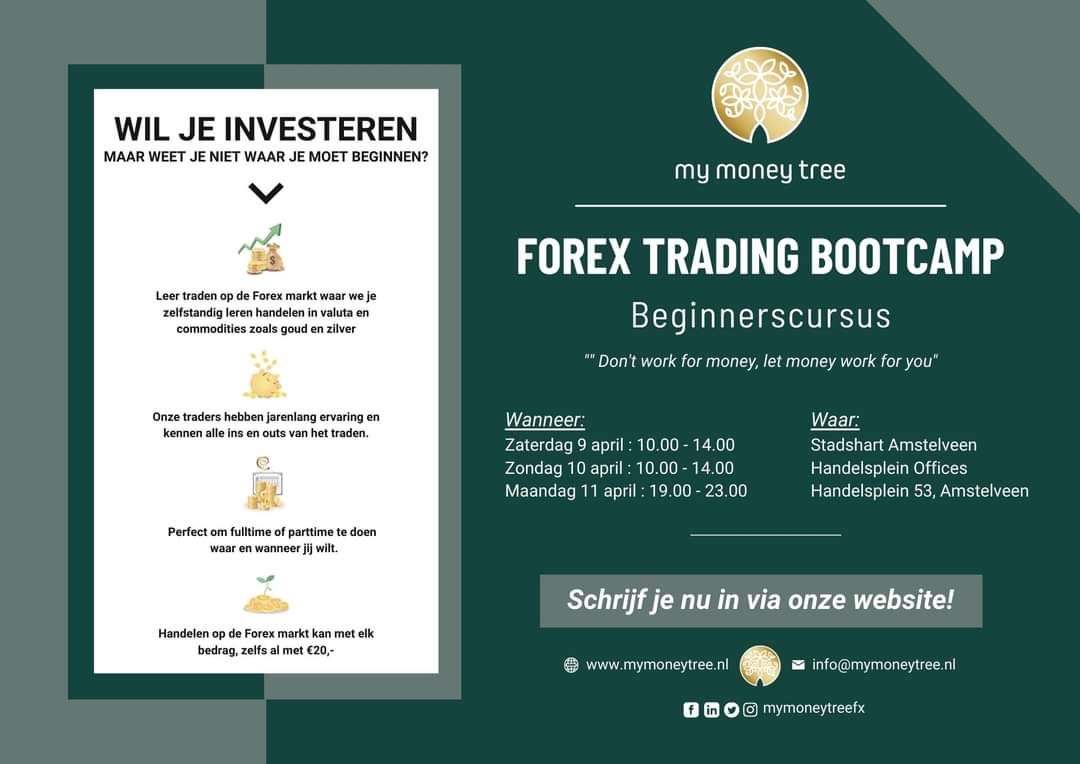 MyMoneyTreeFX's tweet photo. Wil je investeren, maar weet je niet waar je moet beginnen?

"Don't work for money, let money work for you"

https://t.co/zuzzyHNEof

#forex #investeren #traden #trader #forextraden #forextrader #bootcamp #beginnerscursus #april #amstelveen #cursus #mymoneytree https://t.co/EzR8iIeJMK