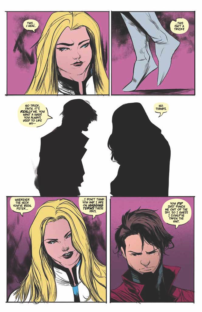 ValiantComics's tweet photo. Here is your sneak peek inside THE HARBINGER #6, on sale this Wednesday!
Can Peter Stanchek save a city when everyone he knows has their knives at his neck? It might be the end for The Harbingerโฆ #StayValiant ๐ฃโผ๏ธ https://t.co/7IcwFRqTwP