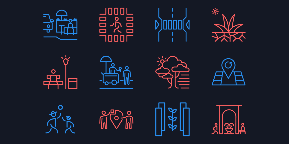 Noun Project (@nounproject) on Twitter photo Who knew the humble #Parklet would become so common in the pandemic?
In 2017, we partnered with <a href="/LAGreatStreets/">Great Streets</a> to create a set of icons around urban renewal and making our shared public spaces more livable. Check out the Great Streets icon collection: buff.ly/3NutoLQ Who knew the humble #Parklet would become so common in the pandemic?
In 2017, we partnered with <a href="/LAGreatStreets/">Great Streets</a> to create a set of icons around urban renewal and making our shared public spaces more livable. Check out the Great Streets icon collection: buff.ly/3NutoLQ