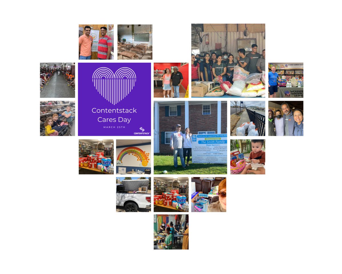 Friday was <a href="/Contentstack/">Contentstack</a> Cares day. The Contentstack tribe around the world spent time away from work to #giveback to their communities in so many ways. So proud of this team #OneTeamOneDream