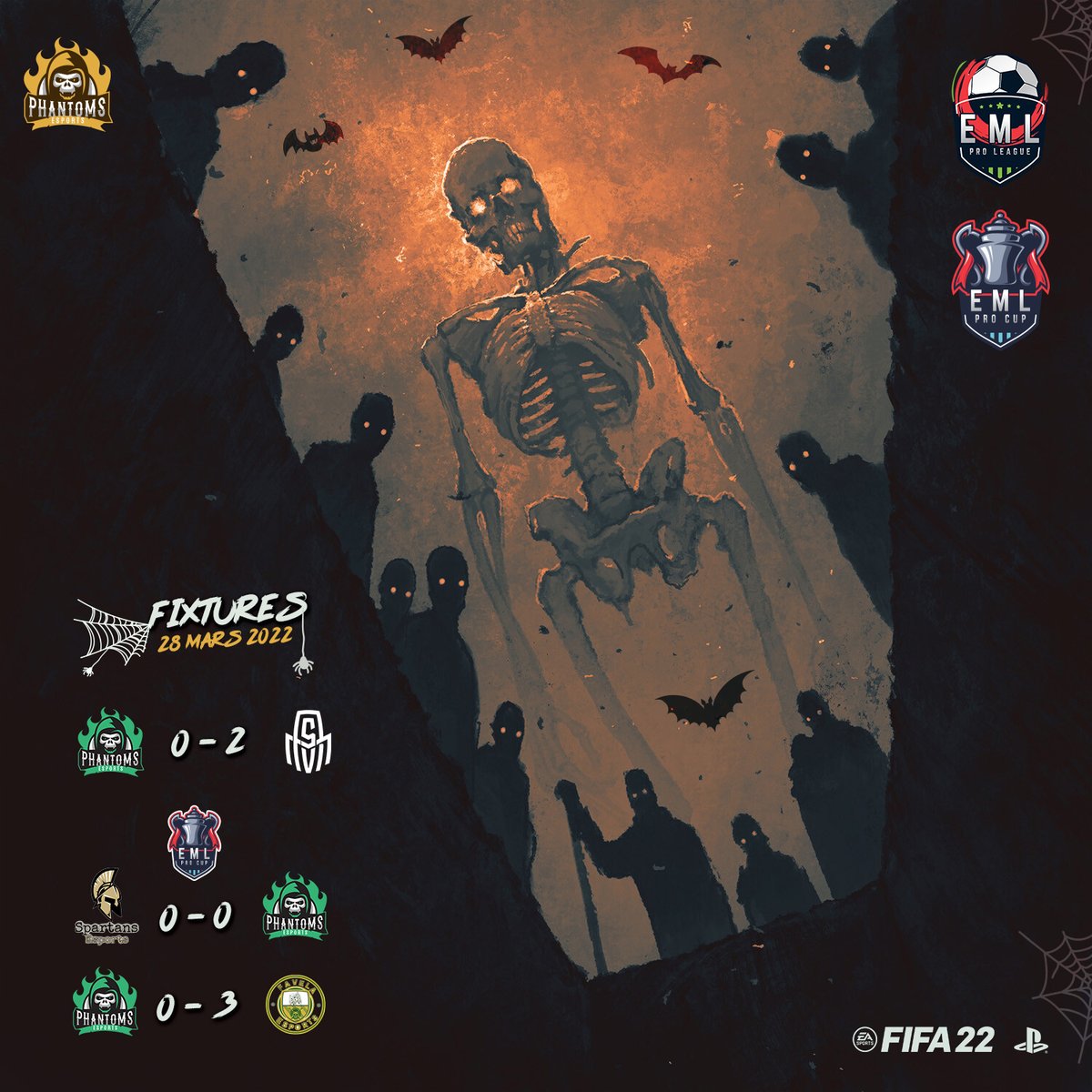 ... 👻

#Matchs_Results
#Round : 3 😈
#Phantoms_esp 👻
#vpg_eml