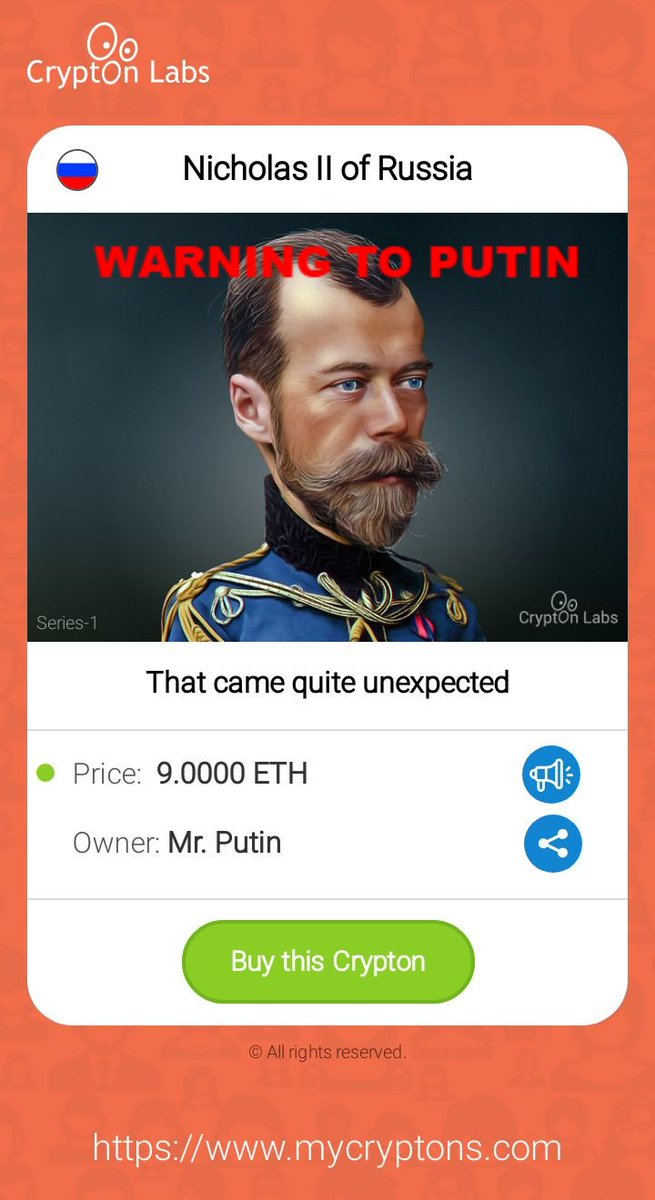 Mycryptons's tweet photo. #UkraineRussiaWar #NFTProject #NFTs https://t.co/2q6hNZClfC https://t.co/7QrmGvFptN