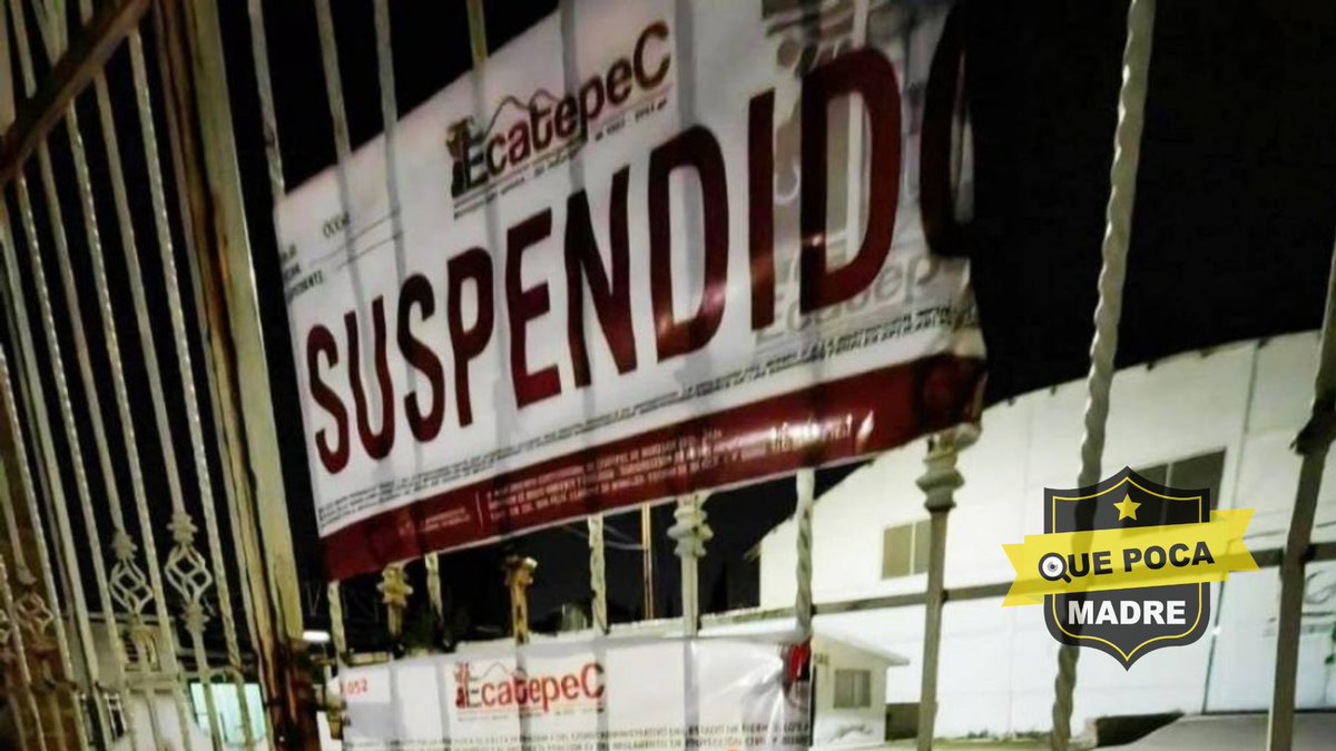 QuePocaMadre_Mx's tweet photo. SE LES ACABÓ LA FIESTA🚨
Más de 500 personas fueron desalojadas de un palenque clandestino en #Ecatepec, #Ecomex; debido a que el evento no contaba con los permisos correspondientes y se vendían bebidas alcohólicas sin autorización. https://t.co/GCxj0PEqKj