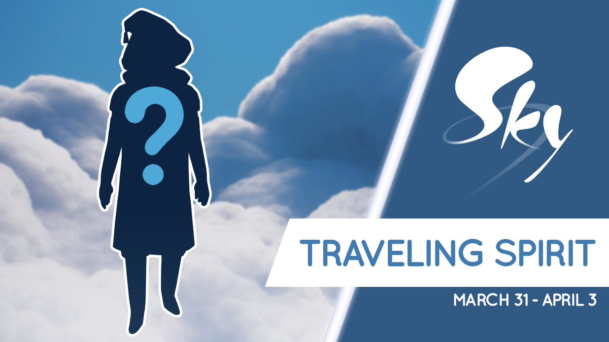 thatskygame's tweet photo. A Traveling Spirit arrives in Home on Thursday! Can you guess who is visiting? 

While they visit #thatskygame, players who have finished the Golden Wasteland level can progress friendship with them. https://t.co/d7CmjWjWDs