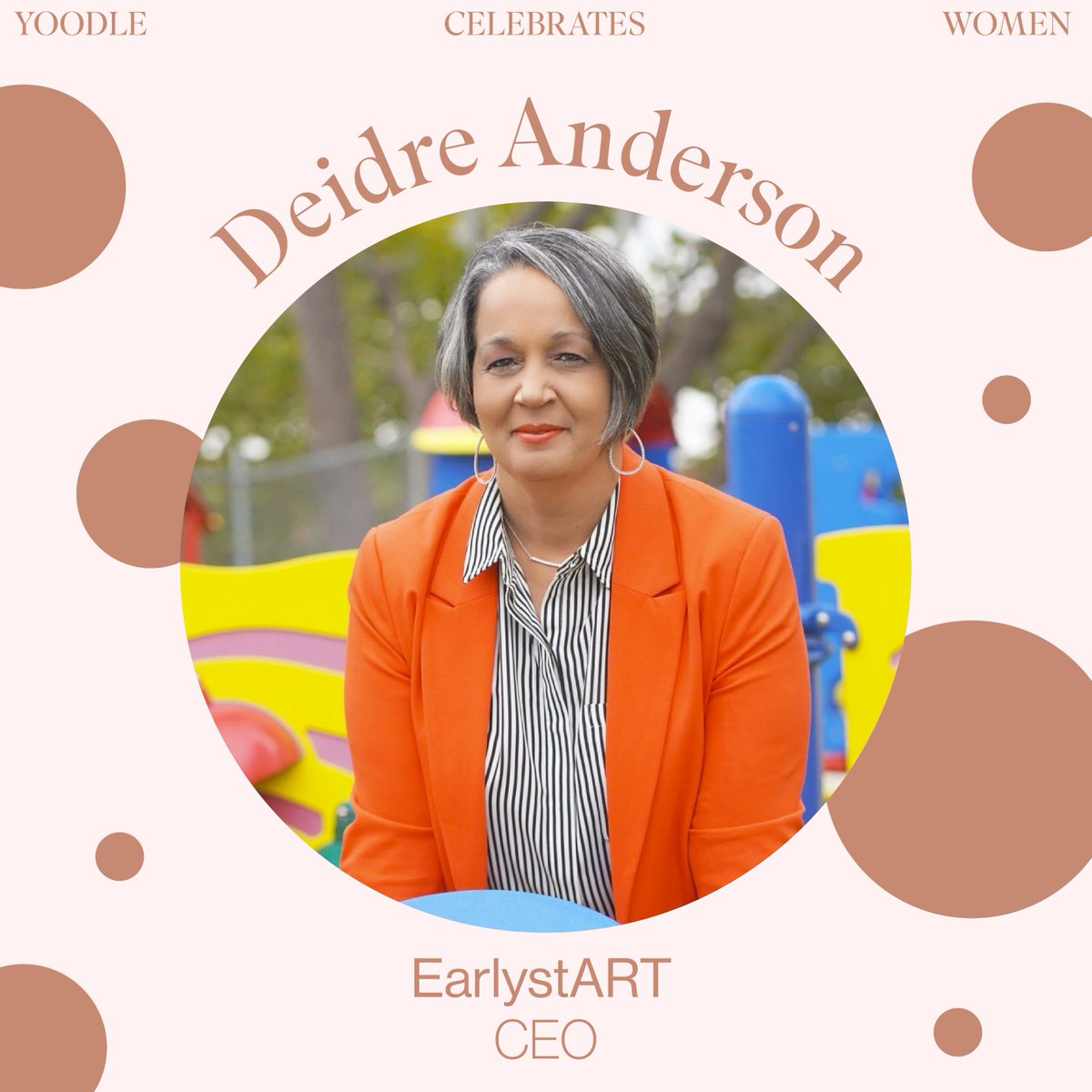 yoodlecx's tweet photo. It doesn't go unnoticed that many of the clients we service are hardworking women! We celebrate and appreciate their dedication all year 🤝

Meet CEO of EarlystART, Deidre Anderson. 

Deidre and her team work tirelessly to inspire students to reach their fullest potential 🌟 https://t.co/k4XpNHGLJD
