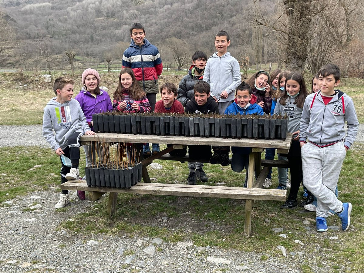 AjValldeBoi's tweet photo. Jornada de la classe pràctica de preparació d'#esqueixos de #bedoll i #salenca en el marc del projecte @phusicos del Barranc d'#Erill. Agraïment als participants, Carles Raimat, Forestal Catalana i col•laboradors del projecte! https://t.co/5Lu3r12RMK