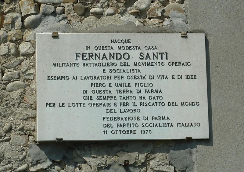 A rischio di crollo la casa di Ferdinando Santi. Un gigante del socialismo riformista <a href="/cgilnazionale/">CGIL Nazionale</a> <a href="/CGILParma/">CGIL Parma</a> <a href="/PsiEmilRomagna/">PSI_Emilia-Romagna</a> <a href="/bobocraxi/">Bobo Craxi</a>  La casa natale di Fernando Santi rischia di crollare gazzettadiparma.it/home/2022/03/2…