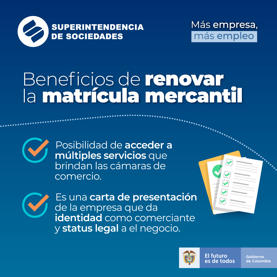 SSociedades's tweet photo. ¿Sabía que si renueva la matricula mercantil puede acceder a los beneficios empresariales que ofrece el Gobierno Nacional, como el Programa para Apoyar y Proteger el Empleo Formal – PAEF?

Conozca más beneficios⬇️ https://t.co/L3OaTeQjIv
