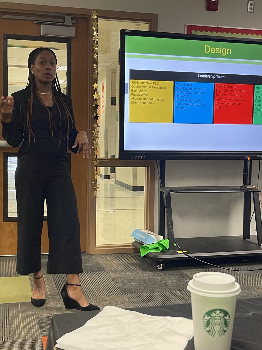 BestinClassDFW's tweet photo. We're grateful for leaders like Jazmune Davis, Principal of @EdwardTitche ES an @ACEDallasISD campus. She describes her commitment to distributed leadership as: "Everyone is growing for the sake of students." https://t.co/MqkEyYZLkX