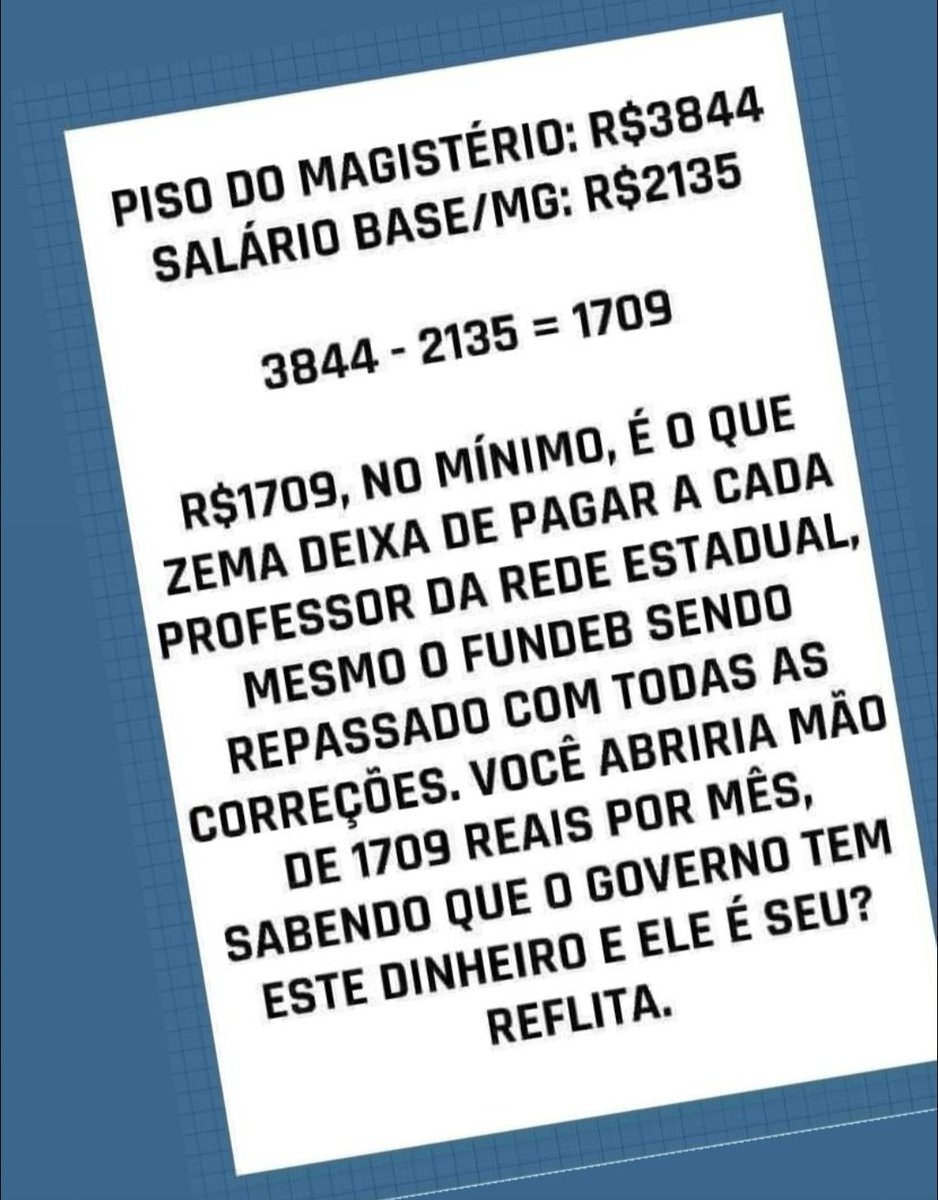 mcrists's tweet photo. #ZemaPagueoPisodaEducação 
#ZemaPagueoPisodaEducacao 
#ZemaPagueoPisoEducacao 
#Zemapagueopiso https://t.co/79zN4gIOiZ