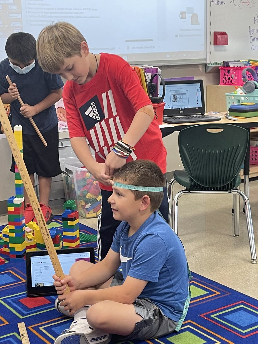 Classroom scavenger hunts are the best! Students had to choose items to measure and the appropriate tool and unit to go along with it. Hands on learning is fun! <a href="/FabraElem/">Fabra Elementary School</a> <a href="/BoerneISD/">Boerne ISD</a>