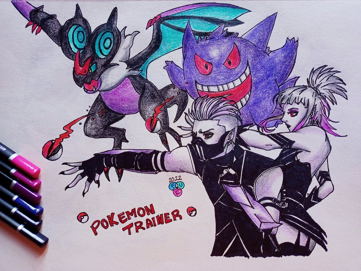 Erusayoma's tweet photo. [Pokemon Trainer 🔴⚪]
Segundo día del #FNshipweek y #shipweekchallenge Sactum y Dusk te retan a una batalla pokemon, Preparado? Let,s go!!! 
#Pokemon #FortniteArt #FortniteArt #sactum #dusk https://t.co/KGGsxkGAG0