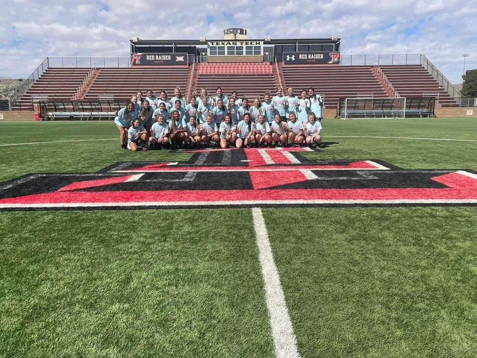 SCLDS's tweet photo. Warmed up and game day ready! Thanks to Texas Tech Soccer for letting us use their facilities today. Kickoff is at 4! 👆🐲⚽️💚⚡️ #highvoltage #NoMercy #TexasTechSoccer https://t.co/TMBVhJcbcp