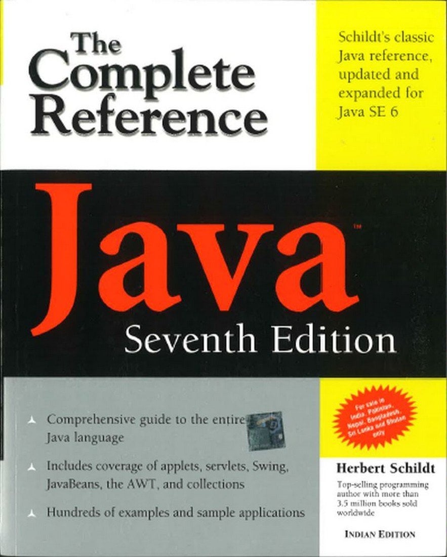 elsolucionario's tweet image. 📚 Java the Complete Reference - Herbert Schildt - 7ma Edición 
➖➖➖ 
✅ bit.ly/2IEoRHB 
➖➖➖
#ProgramaciónenJava #ProgramaciónenJava #elsolucionario  #librosgratis #librosPdf #escuela #estudiante #universidad #estudiando #educacion