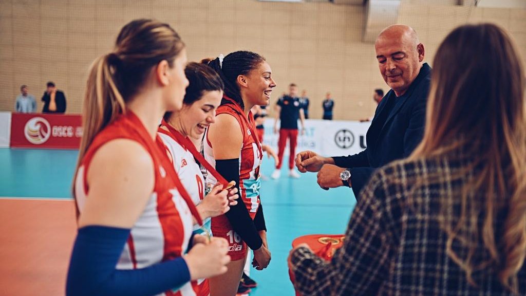 Maristvb's tweet image. Congratulations to our former volleyball standout Megan Fergus! 

The OK Galeb team has won the Montenegrin Women's Volleyball Championship.🏆🏐