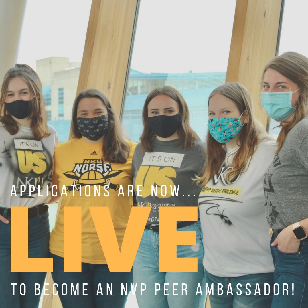 Want to make a difference on campus? Our Peer Ambassador Program is currently accepting new members. Help spread the message of violence prevention with us by applying today! Applications will be open until April, 8th. You can find the link to apply in our bio!