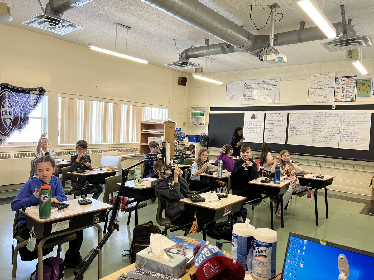 MichaelOToole71's tweet photo. Also worked with Mr. Boudreau’s Grade 4 FI class at LBS as they began their Salmon Fly Tying Project. They will learn all the steps for fly tying &amp; the importance of the Atlantic Salmon to our region. @asdnnb @PortofBelledune https://t.co/FFCbXtltXw