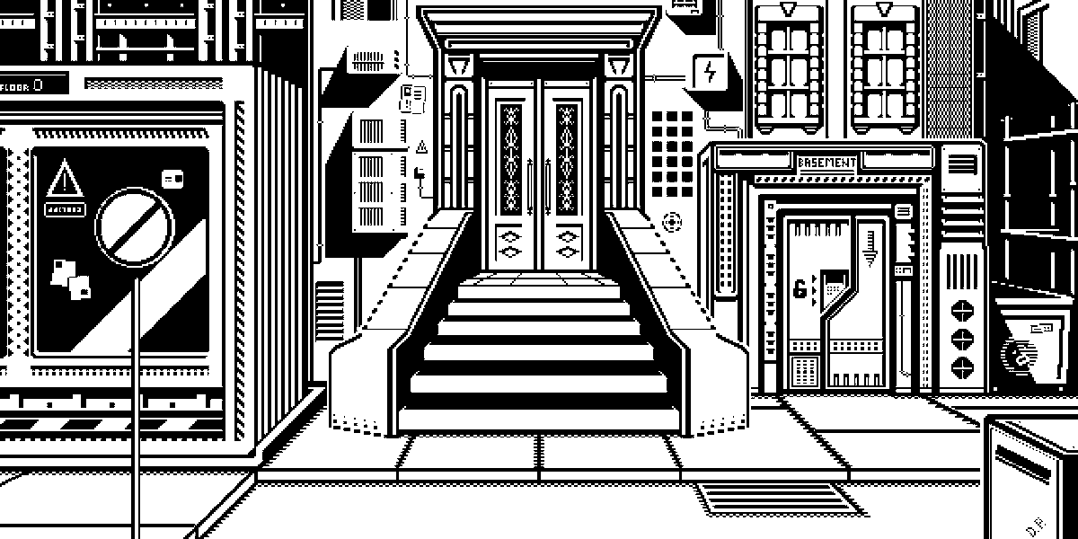 Main Street.
Background for Ninja Noire.
#pixelart #ドット絵 