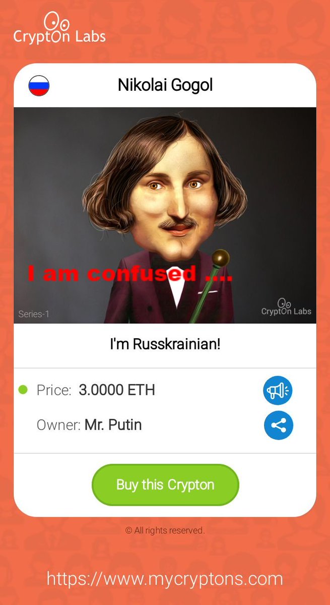 Mycryptons's tweet photo. #UkraineRussia #NFTGiveaways #erc721 get your #Crypton at https://t.co/2q6hNZClfC https://t.co/mOib5McbOs