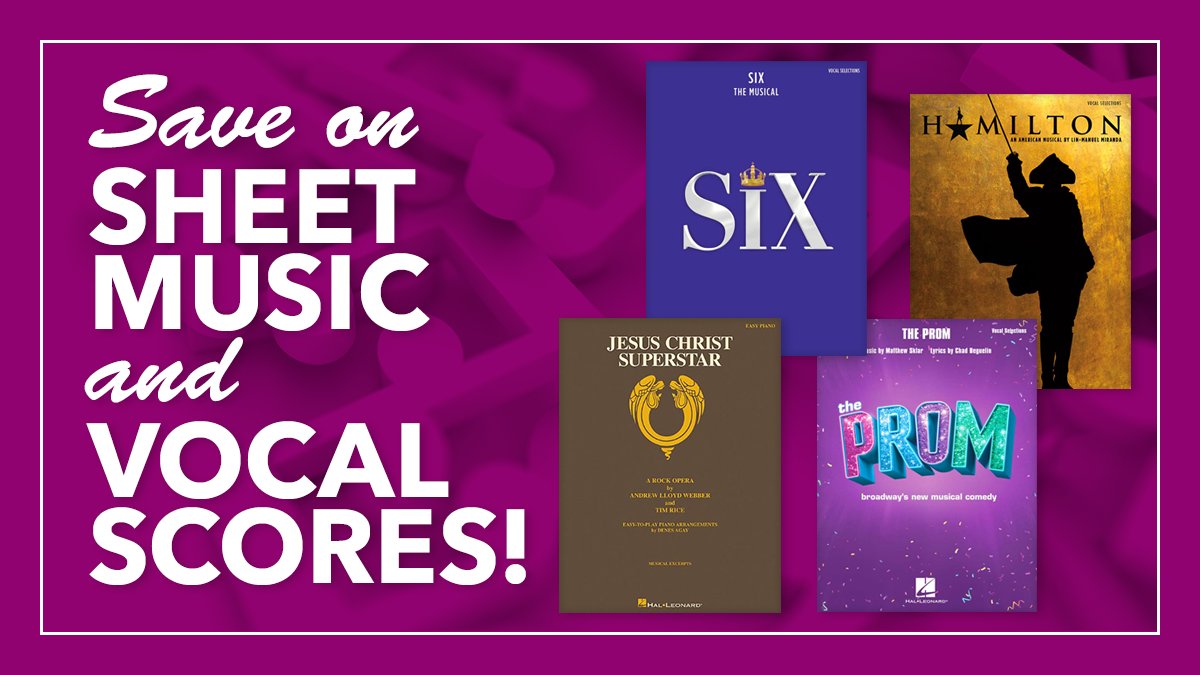 Sing out, Louise! Enter code MUSIC at check out and receive 10% discount on ALL sheet music and vocal scores. Off expires April 4th → bit.ly/PSsheetmusic