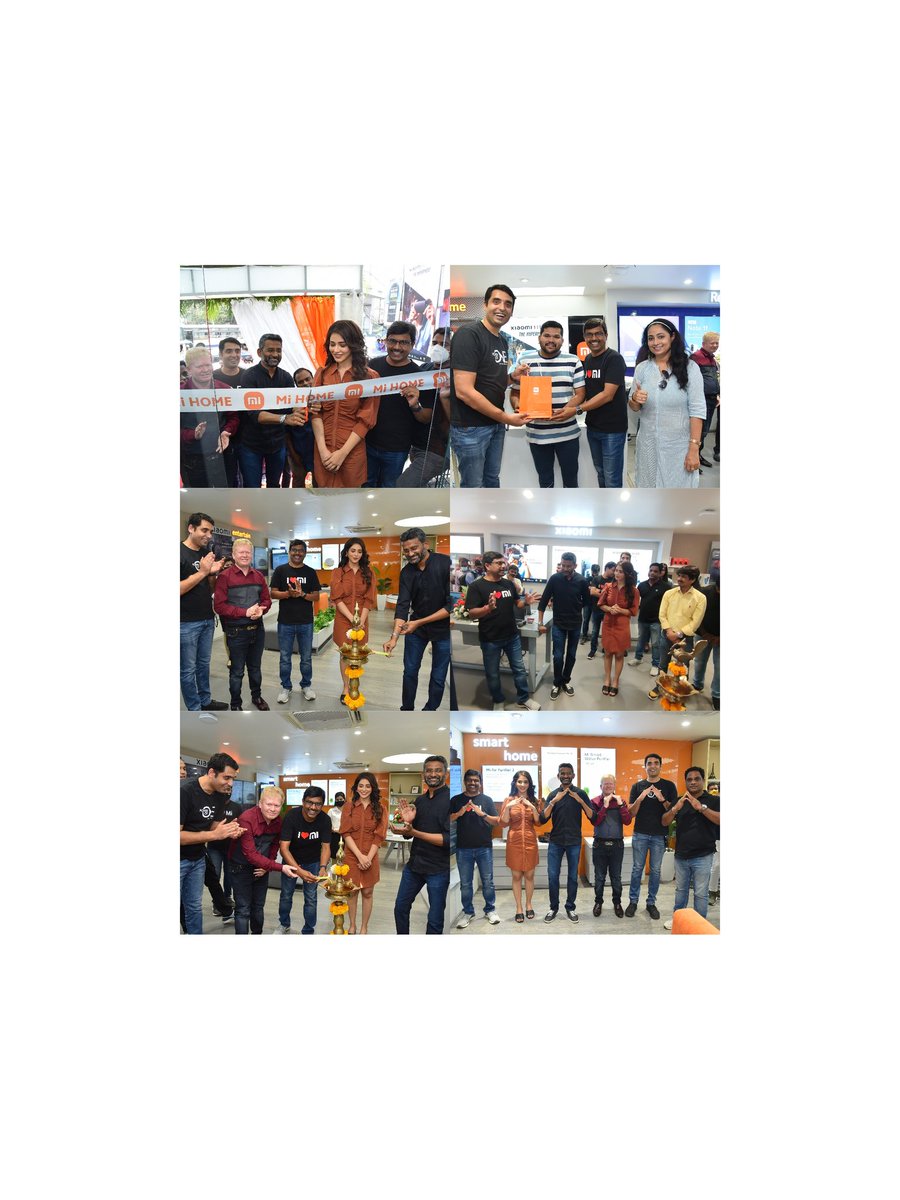 batchumalli's tweet photo. Grand Launch of #MiHome @Dilshuknagar,Hyd 🏠
The #FutureTechStore ,Inaugurated by our #Hawkeye Mr.Murali Krishnan- COO, Xiaomi India along with Film Actress Priyanka Jawalkar 🎊🎉👏
Do visit to enjoy world class retail experience😍
#MiHome❤️ #TheFutureTechStore https://t.co/f9BvDJMyMQ
