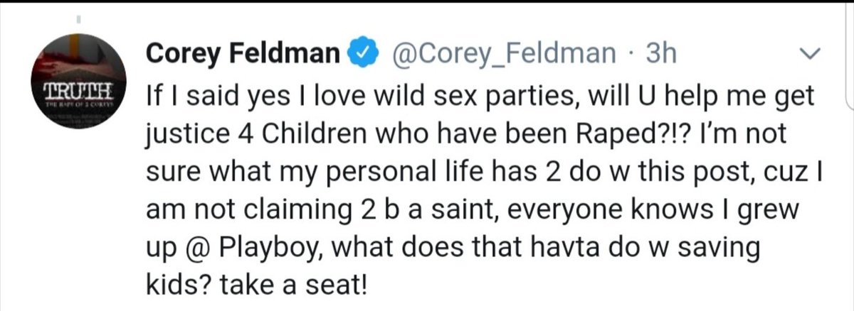 TheRealWoIf's tweet photo. @SOSChildAbuse @ReaIWolf @heatherboggs1 @NikkiMmjReviews @MichaelLundren @ACoreyology @CarmineCaravel1 @haggysgirl62 @Corey_Feldman @Marci_Hamilton @CHILD_USA https://t.co/8gekKxVFw9