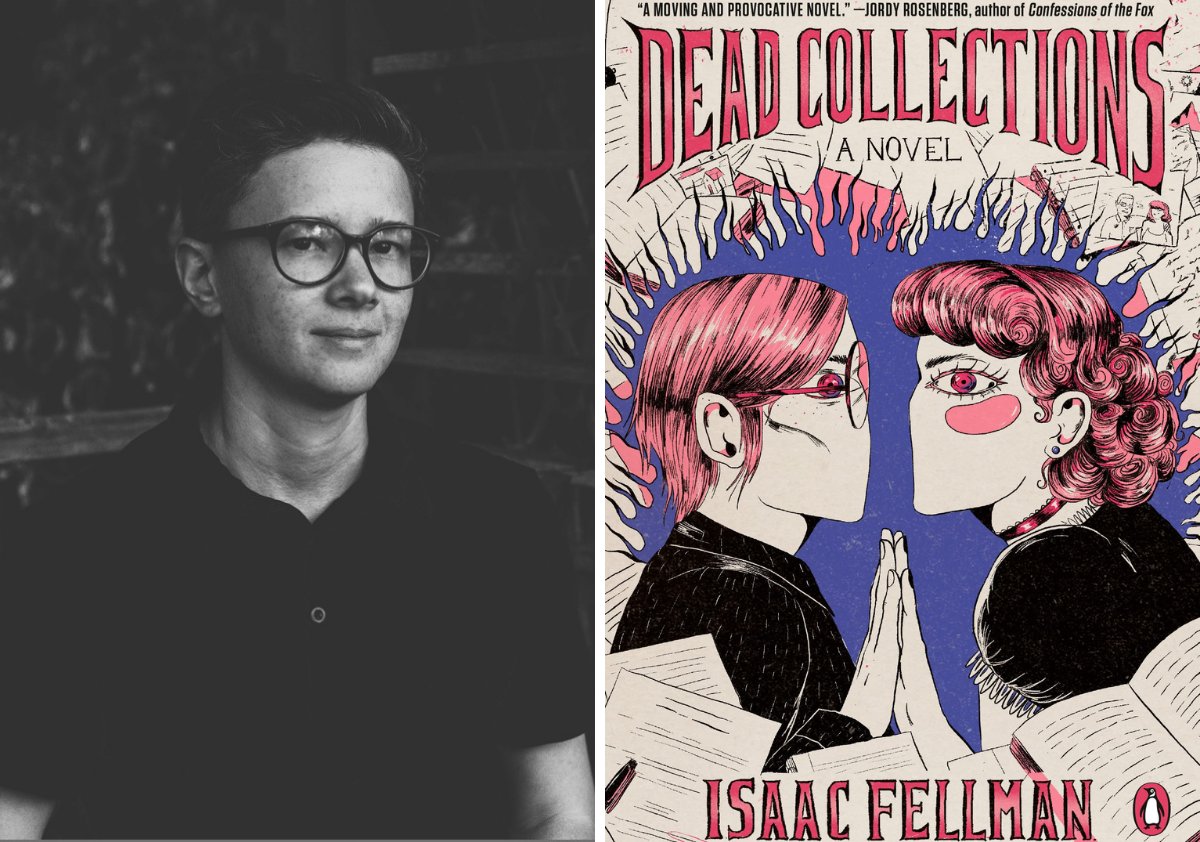 js_sfsu's tweet photo. Join us in person or on Zoom on Thursday, April 14 at 3:30 p.m. for a conversation about Sol Katz, the transgender archivist and vampire at the center of @isaac_fellman’s new novel, Dead Collections (@penguinrandom, 2022). 🧛💘

https://t.co/6MwwSqLThS

#SFSU @sfsucw https://t.co/H4ZSIvnNbE