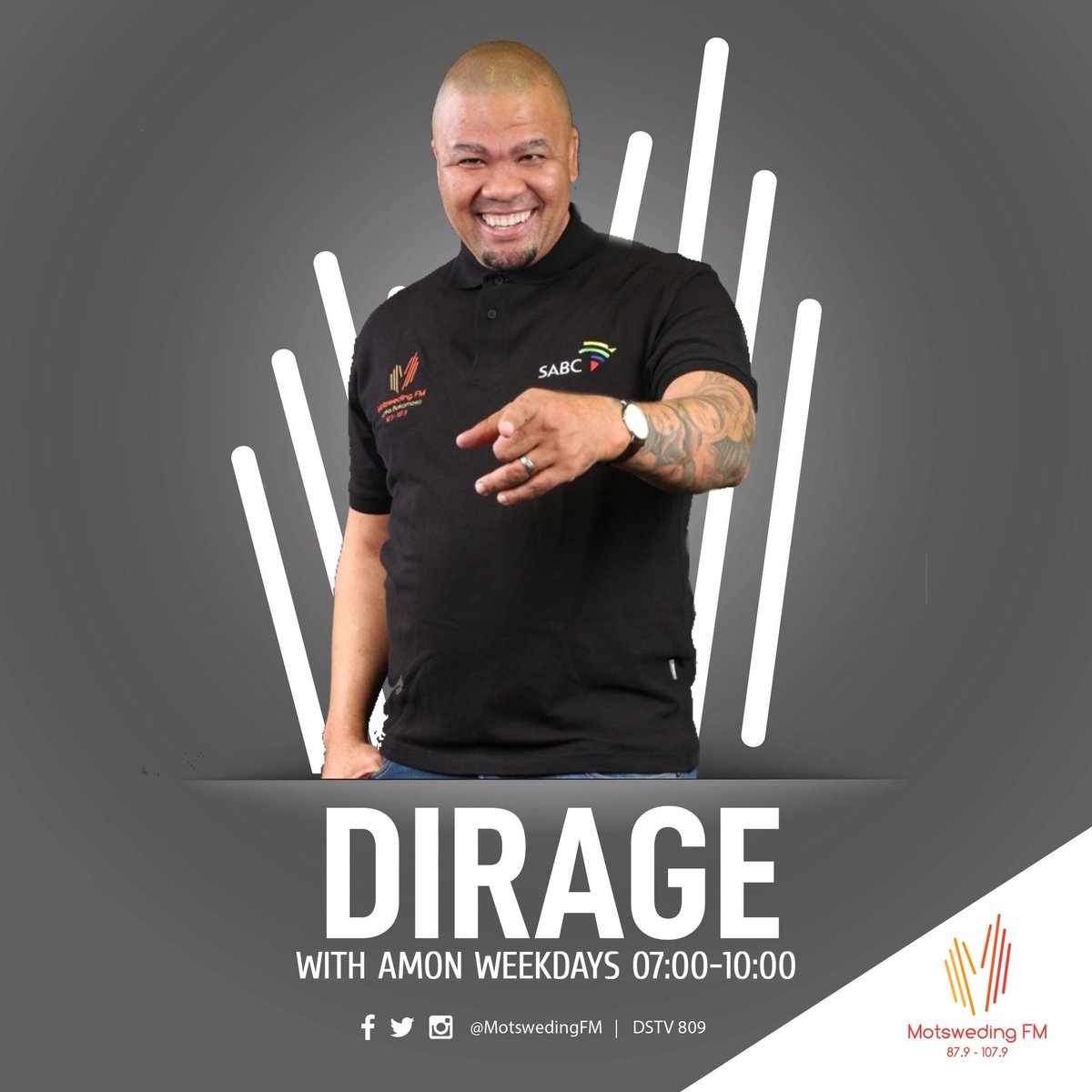 motswedingfm's tweet photo. 📻 #Dirage | 🎙️
@AmonMokoenaSA
Romele kgatiso ya lentswe o re tlhalosetse gore o batla tiro ya mofuta mang le wena mogwebipotlana romela?
#GoMatshwanedi | #MotswedingFM
☎️ 0898605665 https://t.co/pEoui3yxFl
